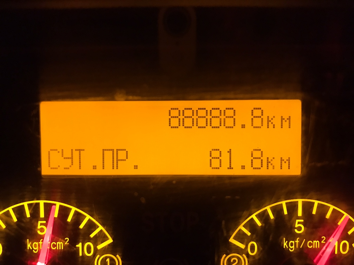 Восьмерки на спидометре. Фото Тищенко Василий.