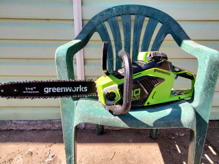Аккумуляторная пила «GreenWorks GD 40CS15»