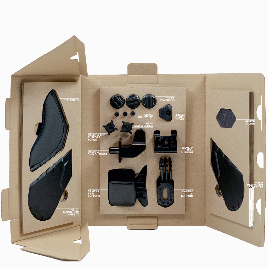 Крепление для экшн камеры на подбородок в комплекте - удобно!