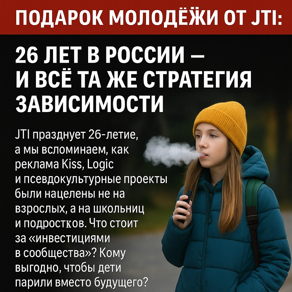 Улыбки напоказ — дымовая завеса за кулисами табачного бизнеса