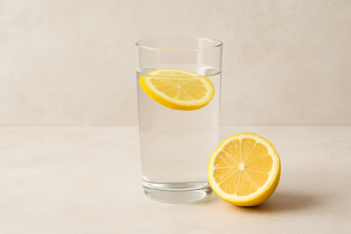 Вода с лимоном 