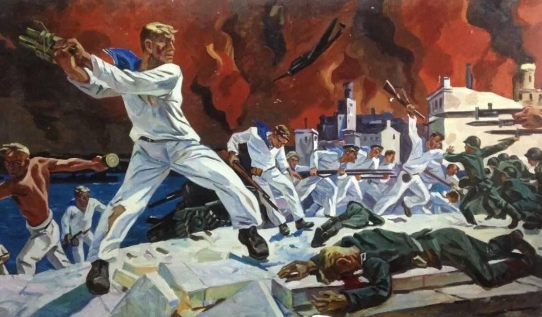 "Оборона Севастополя", А. Дейнека