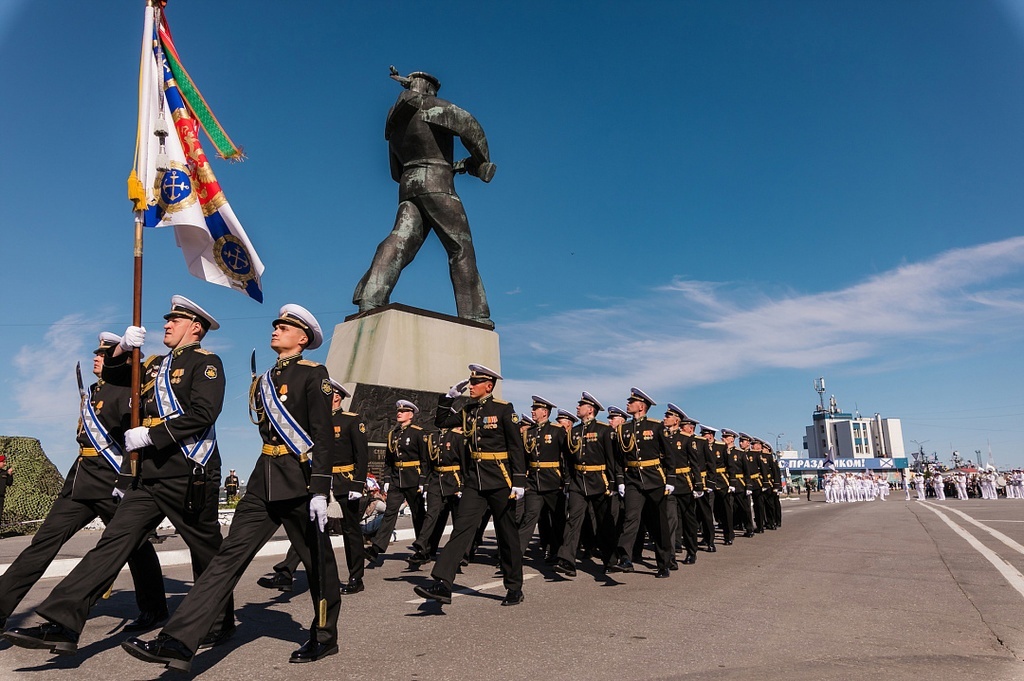 парад в Североморске