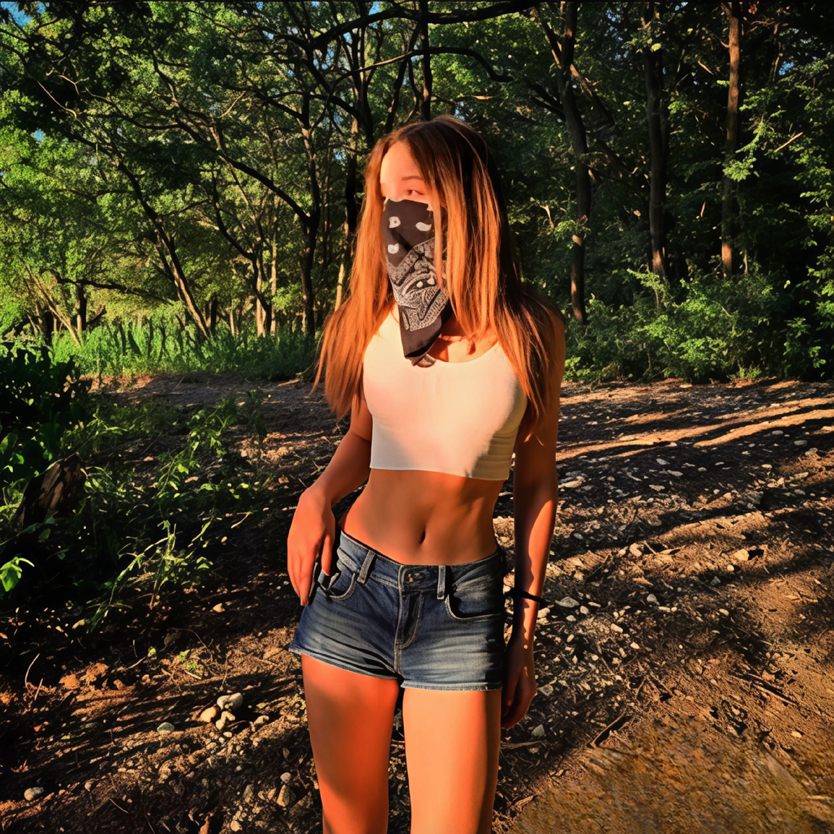 На фото я прошлым летом. Активно "принимаю" спорт три раза в неделю. 