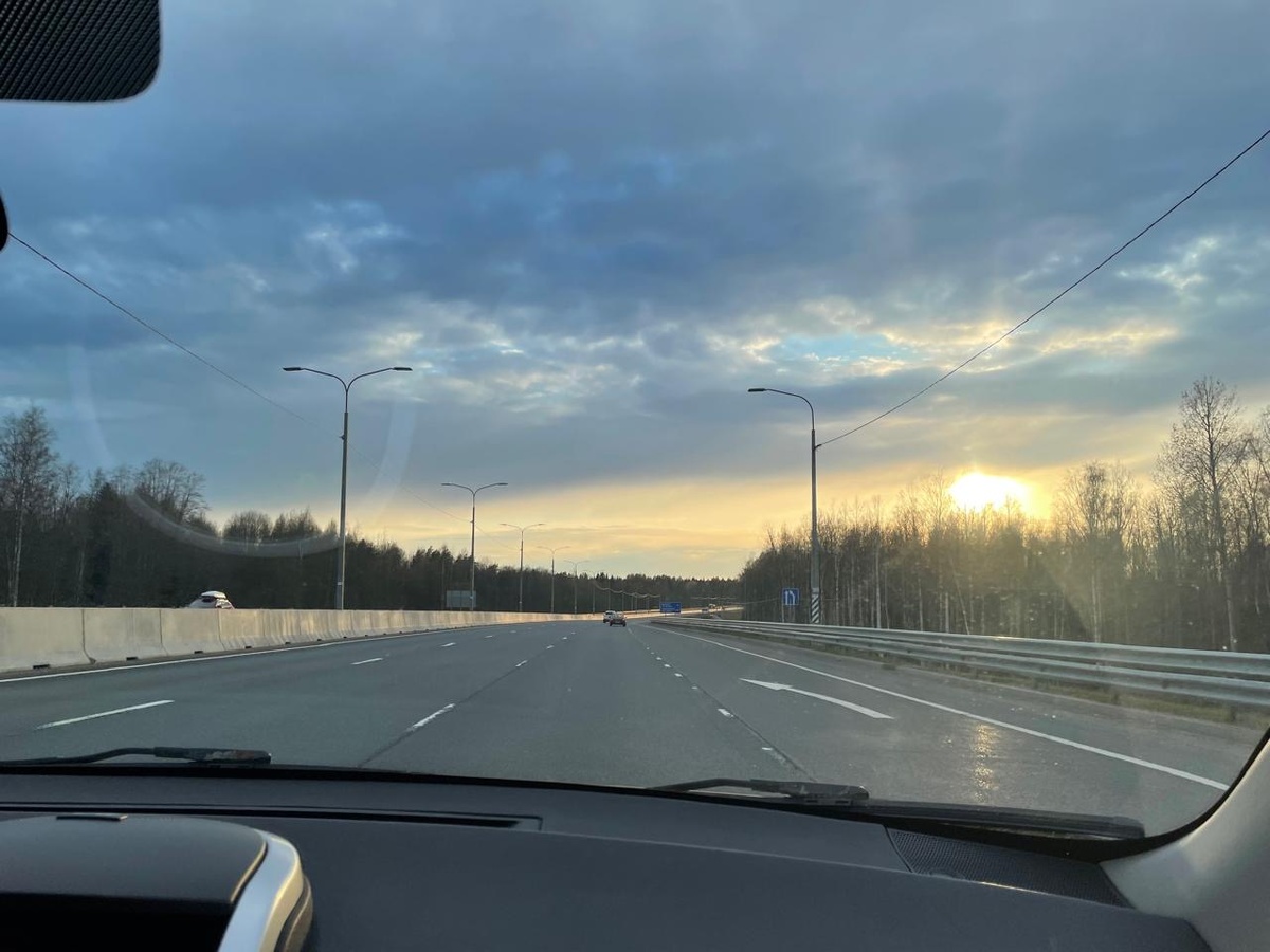 Очень хорошая дорога.