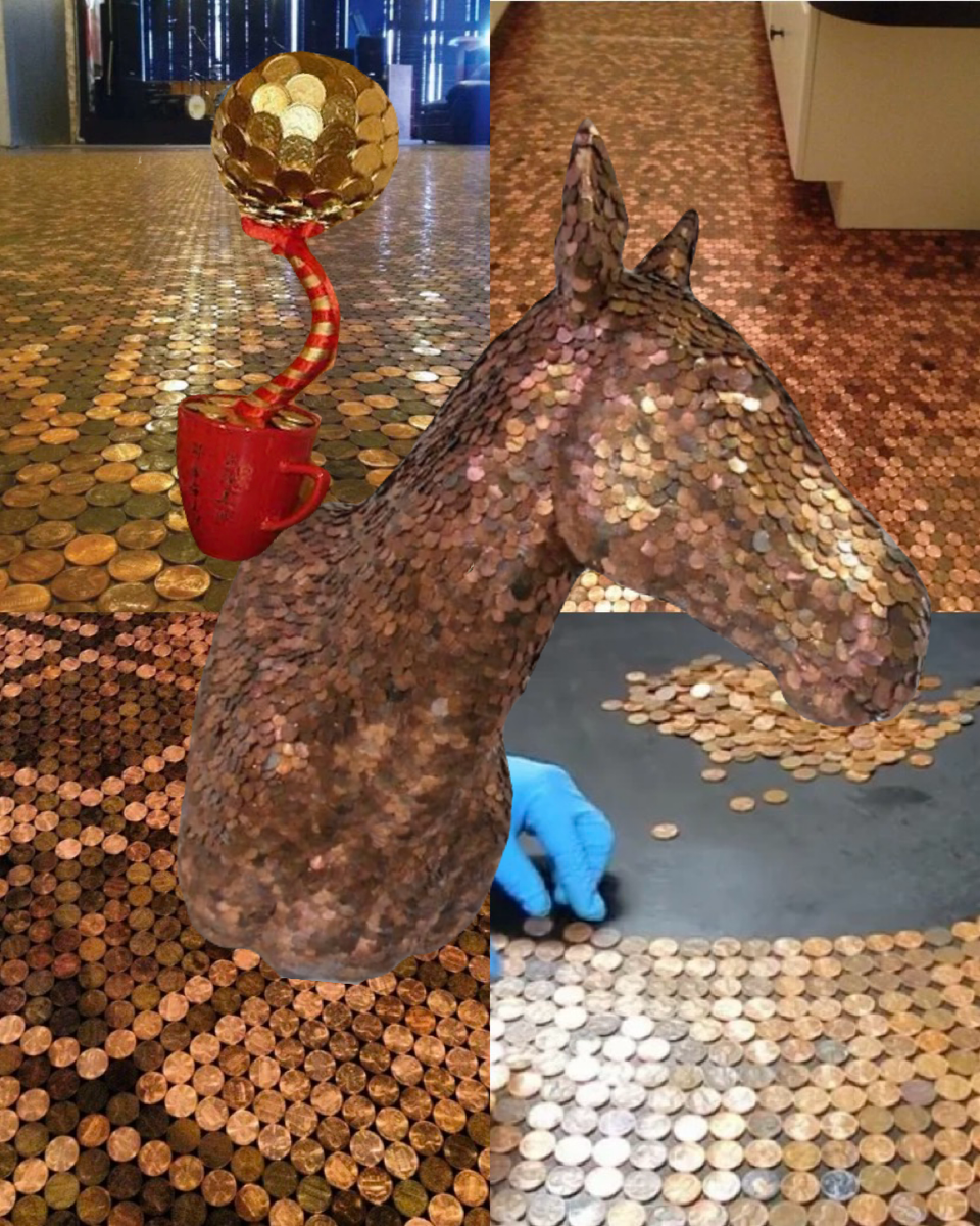 Поделки из монет. 