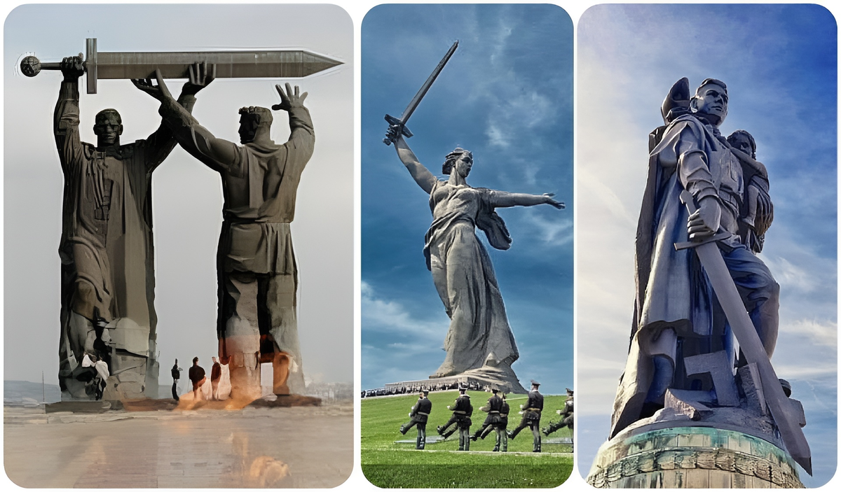 Триптих "Родина - Мать Зовет" Смыслы, сила, история в бронзе