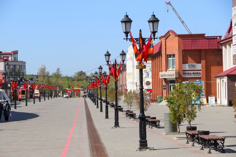    Барнаул перед Днем Победы. Источник: Виталий Барабаш