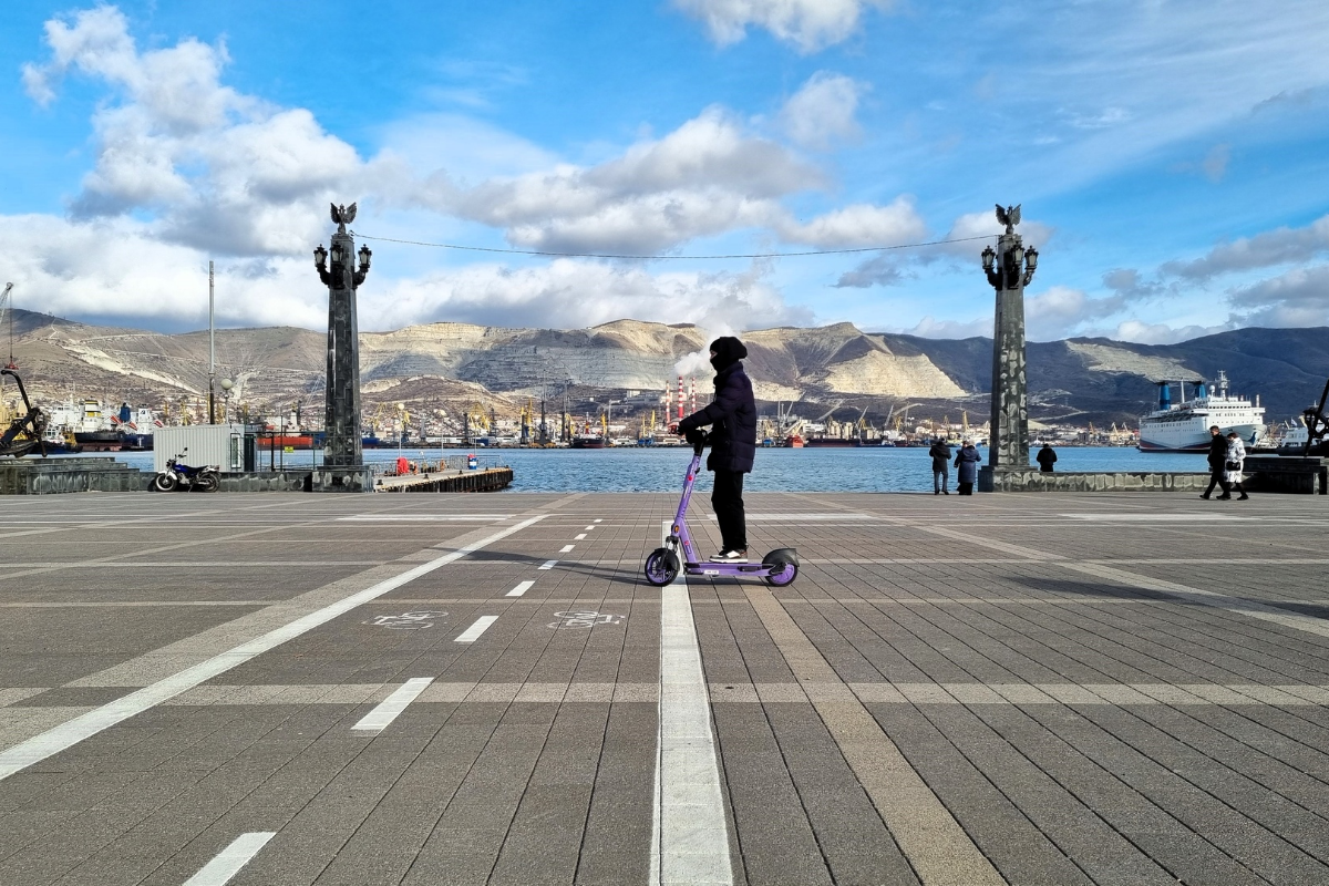 Новороссийск, площадь Героев, январь 2025 года. Фото КВ