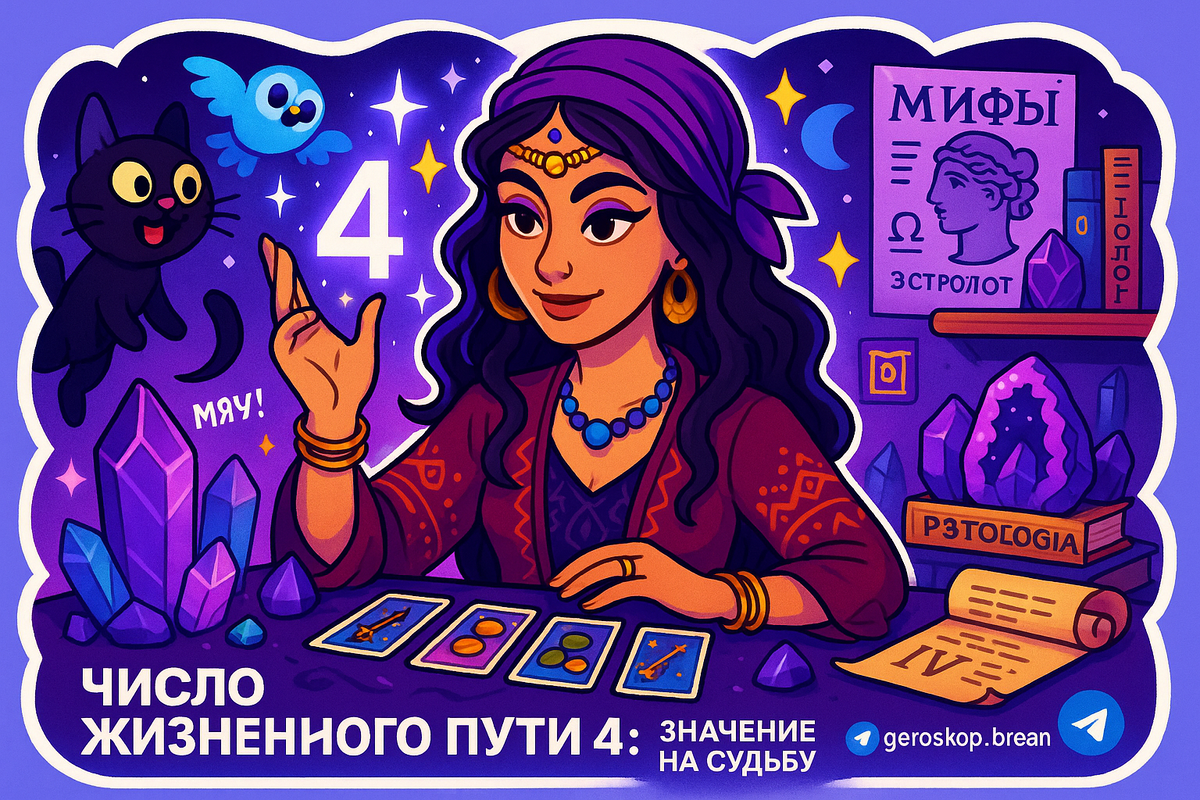    Число жизненного пути 4 как ключ к успеху и стабильности в жизни через практику и самодисциплину Мария