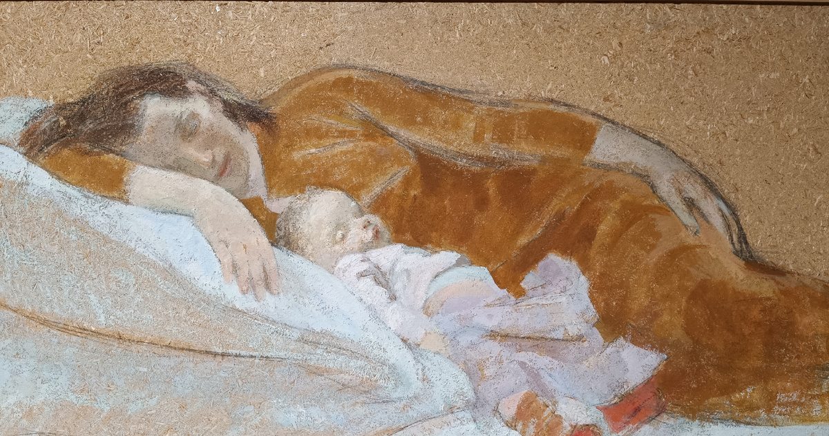 Михаил Натаревич. Отдых (Лежащая). 1976.