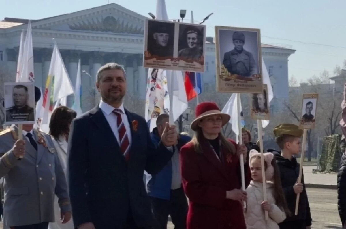    10 тысяч забайкальцев участвовали в акции «Бессмертный полк» в Чите