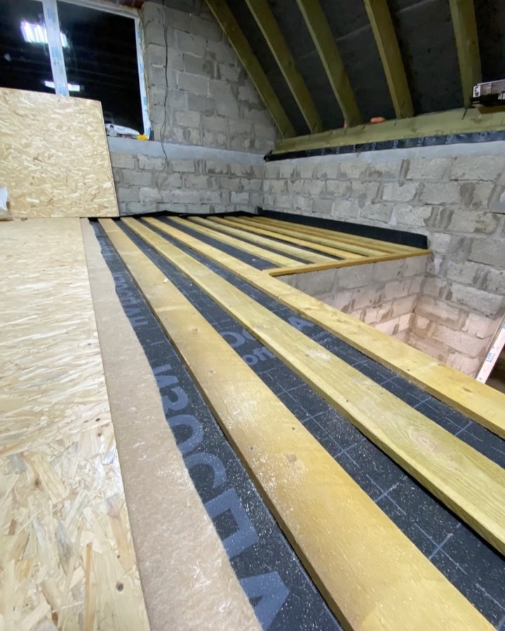 Пол нашего второго этажа