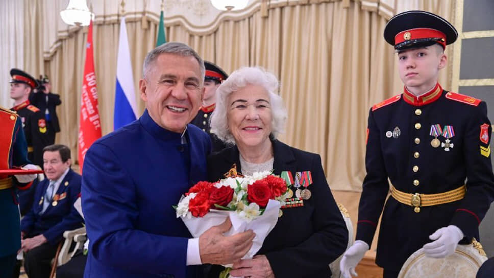 Рустам Минниханов: Весна 45-го года показала миру: нас невозможно сломить.📷Фото: Телеграм-канал Рустама Минниханова