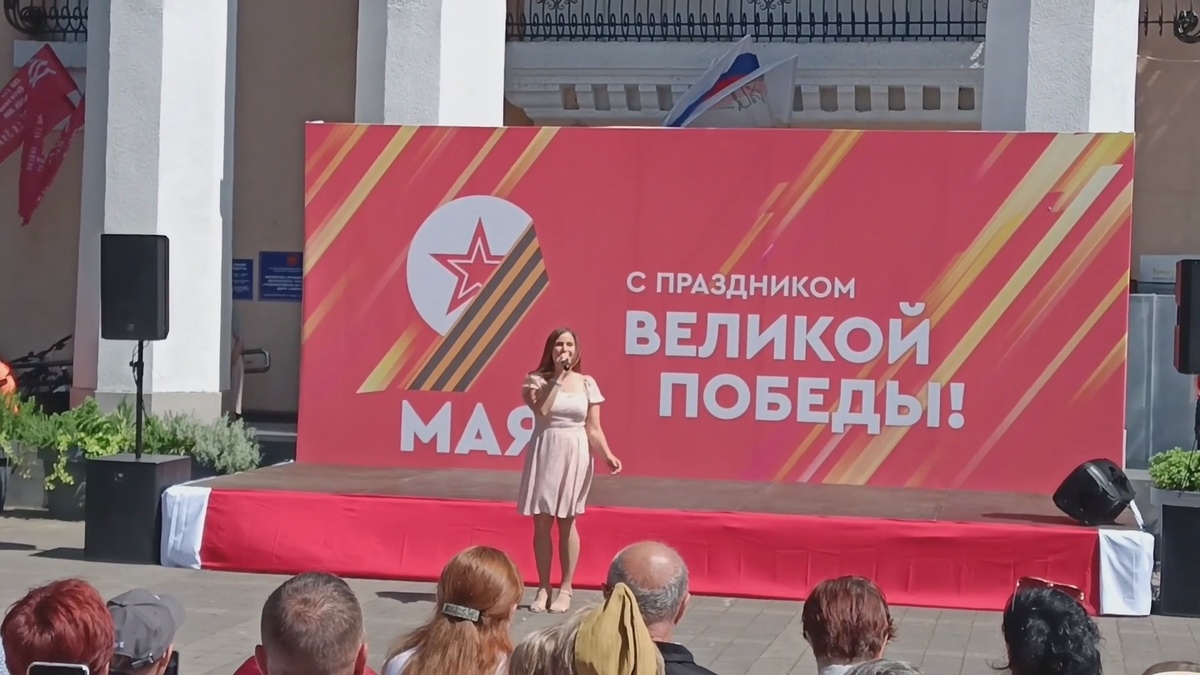 ДК, Совхоз "Россия", 9 мая 2024 года (фото из нашего архива)