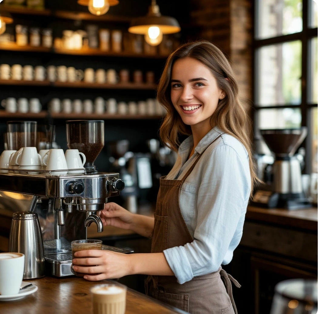 Анна всегда мечтала открыть кофейню 