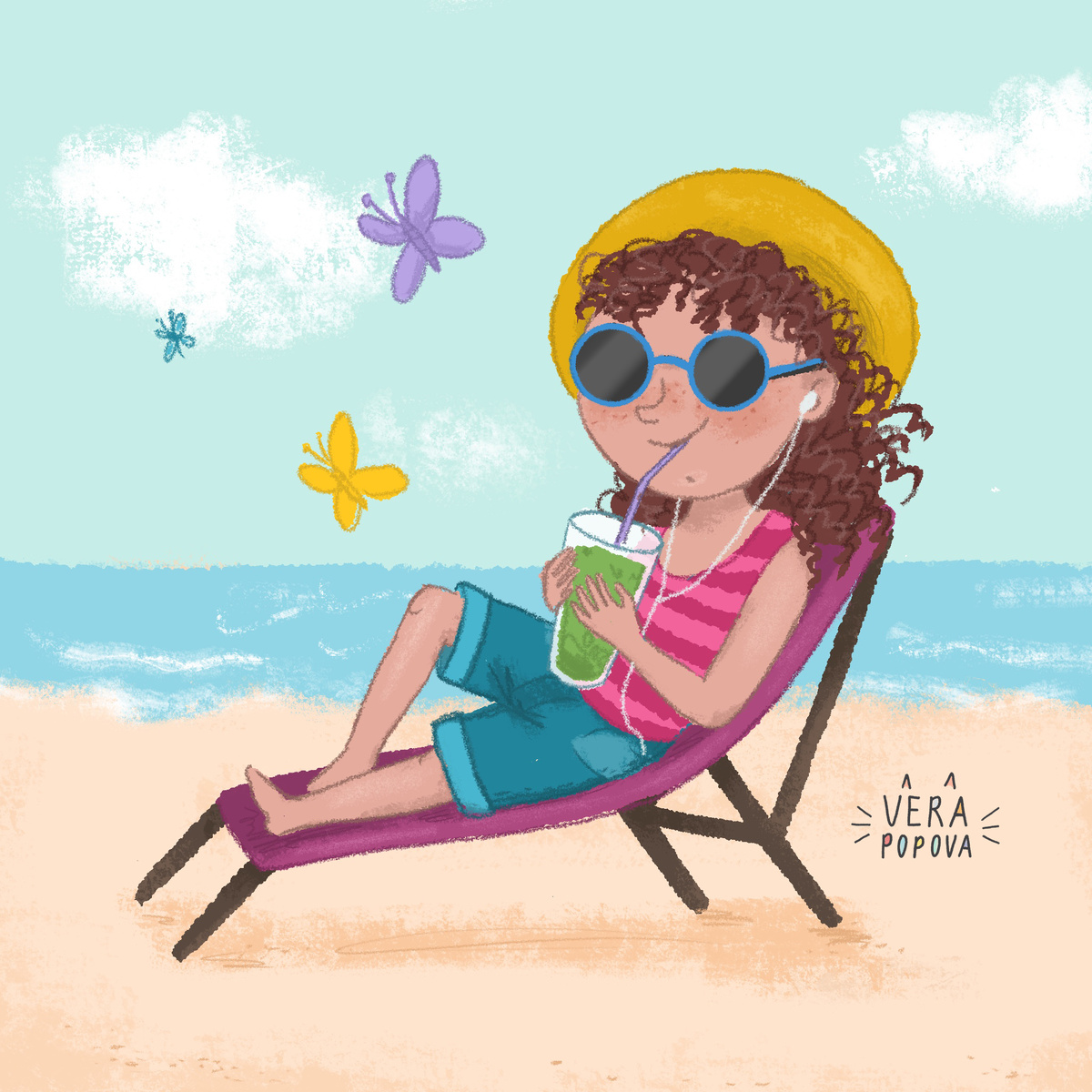 Моя иллюстрация к рисовальному марафону для учеников