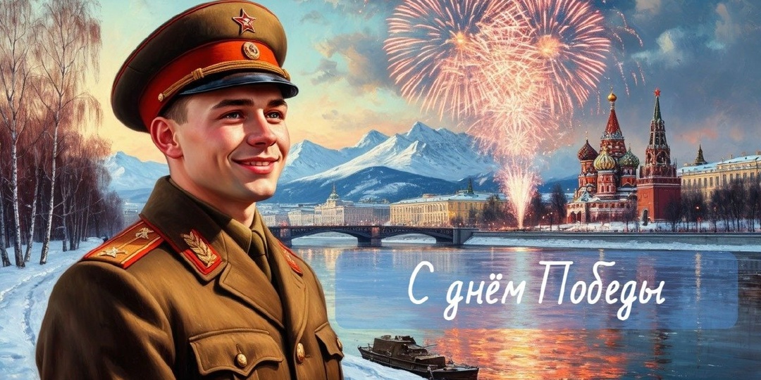 С днём Победы! С 9 Мая 1945 года