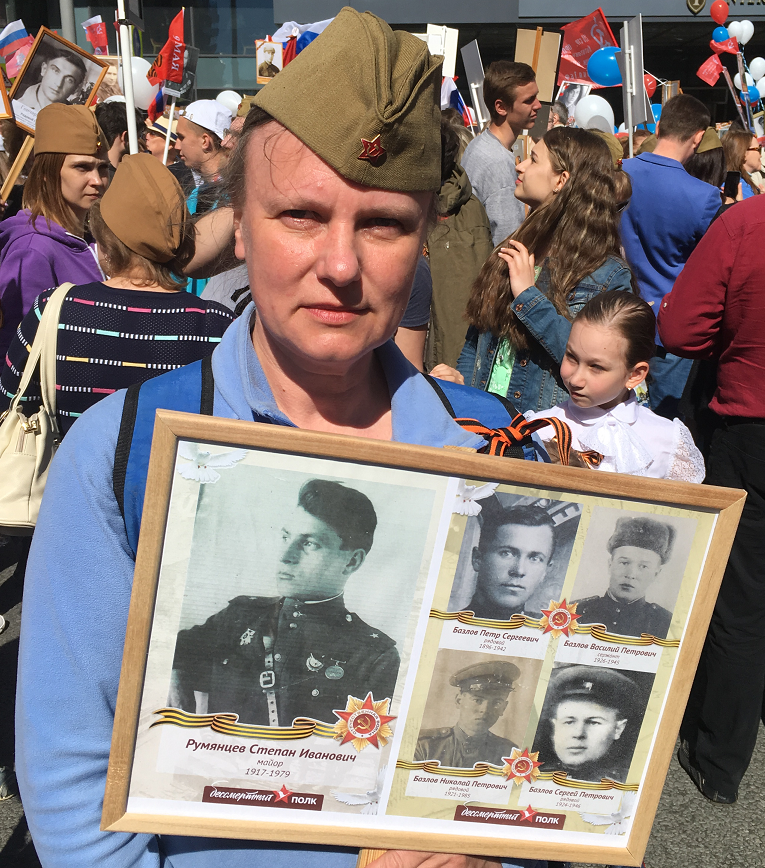 Шествие Бессмертного полка 9 мая 2018 года. Фото из личного архива автора