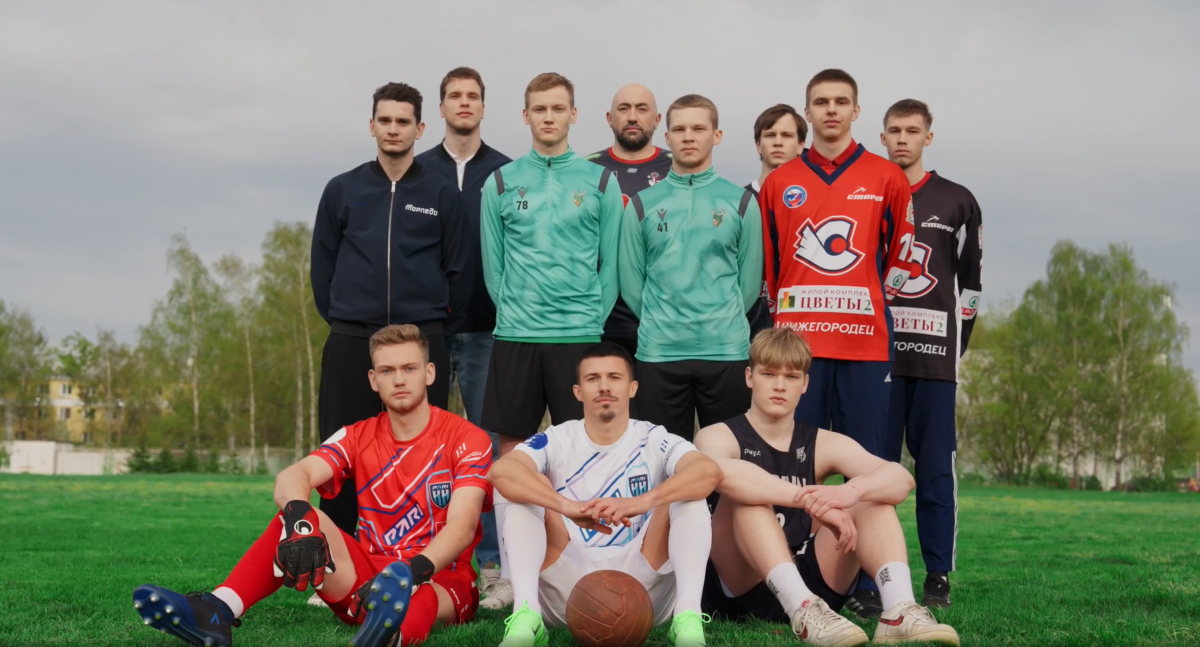    Представители профессиональных спортклубов Нижнего Новгорода стали героями видеоролика к 80-летию Великой Победы