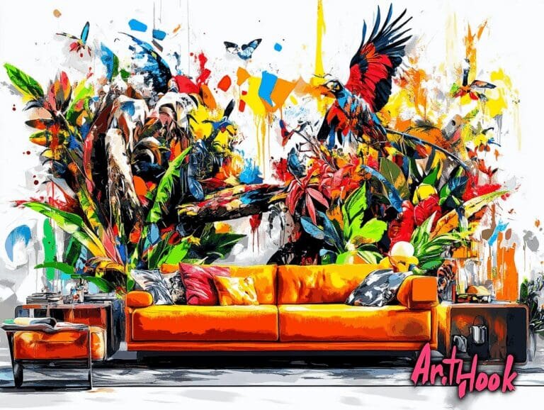    Арт рисунки на стенах: как преобразить интерьер и создать уникальную атмосферу вашего дома Art-Hook.Ru