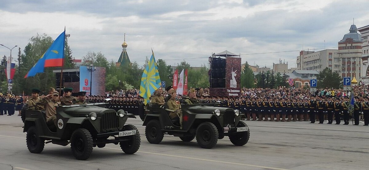 В Омске прошел парад.  Фото: Фото: ФедералПресс / Екатерина Сумина