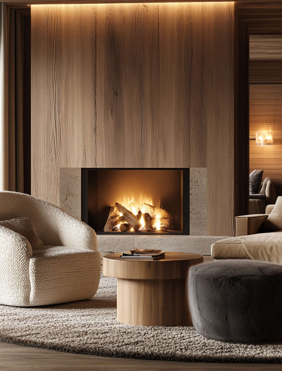    Как угловой дровяной камин Murami от La Romaine превращает ваш дом в уютное место для семейных встреч Kamin