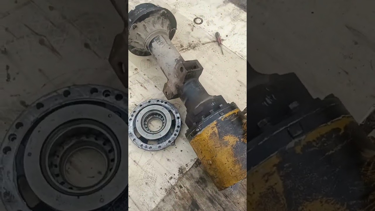 Ремонт ведущего моста JCB.