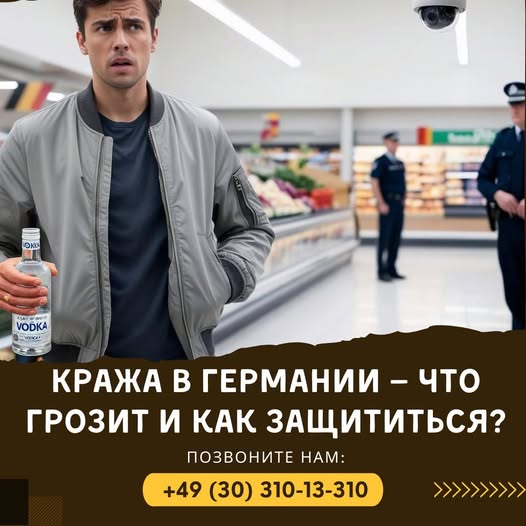 Кража в Германии и уголовное дело. Русскоговорящие адвокаты Берлина
