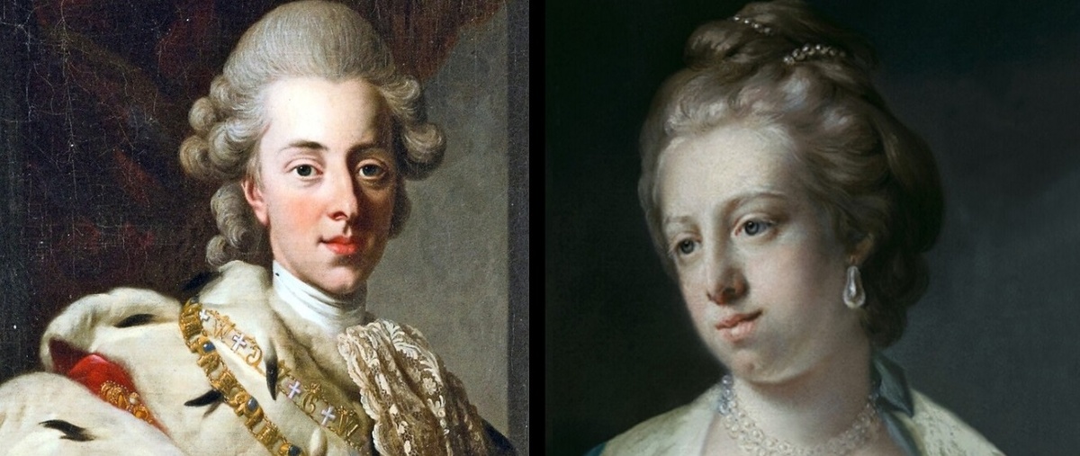 Кристиан VII и его жена Каролина Матильда