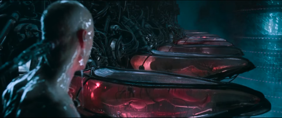 Скриншот из кинофильма: Матрица 1.