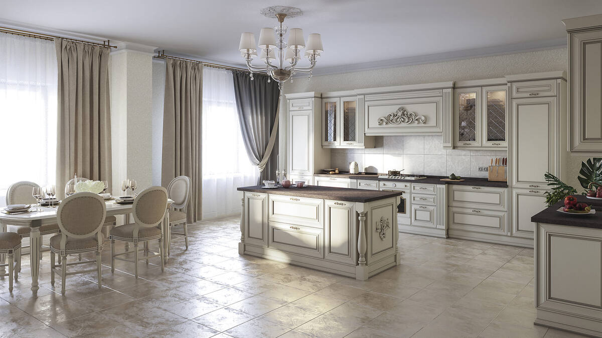 Кухня в стиле классика из коллекции Милан
