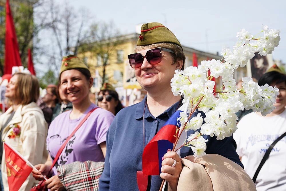    Бессмертный полк в городах России. Фото:  РИА Новости/ Евгений Горбачев