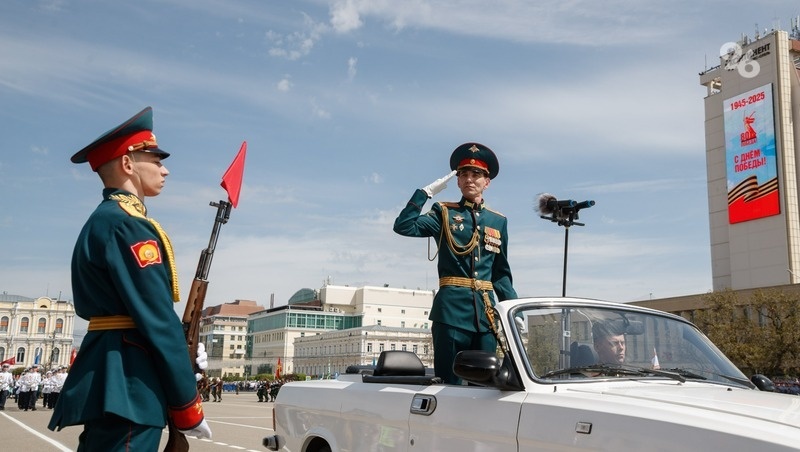    Парад в Ставрополе Фото: Дмитрий Ахмадуллин / / ИА «Победа26»