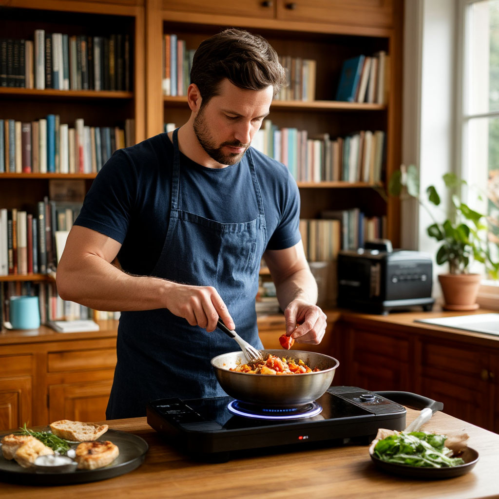 Книги читаем, готовим сами))