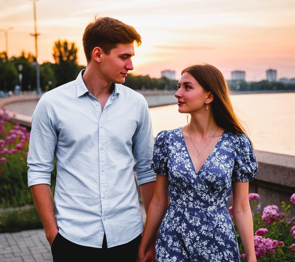 он и она. нейрокартинка