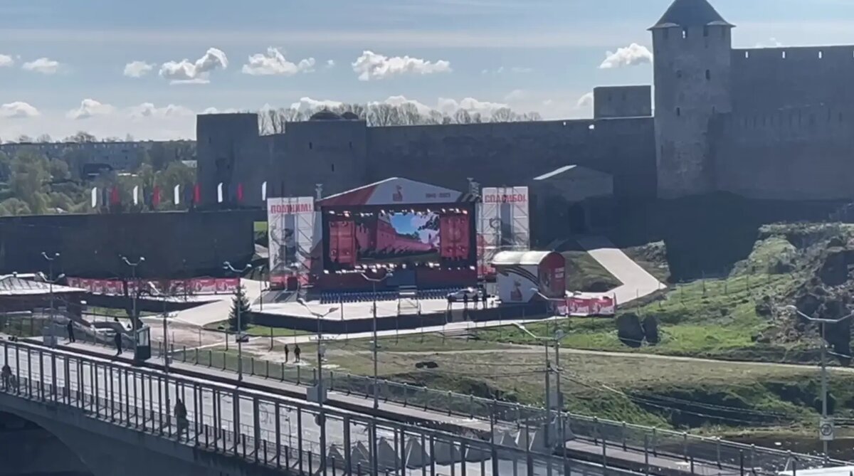    Фото: стоп-кадр видео из телеграм-канала «Нарва ньюс»