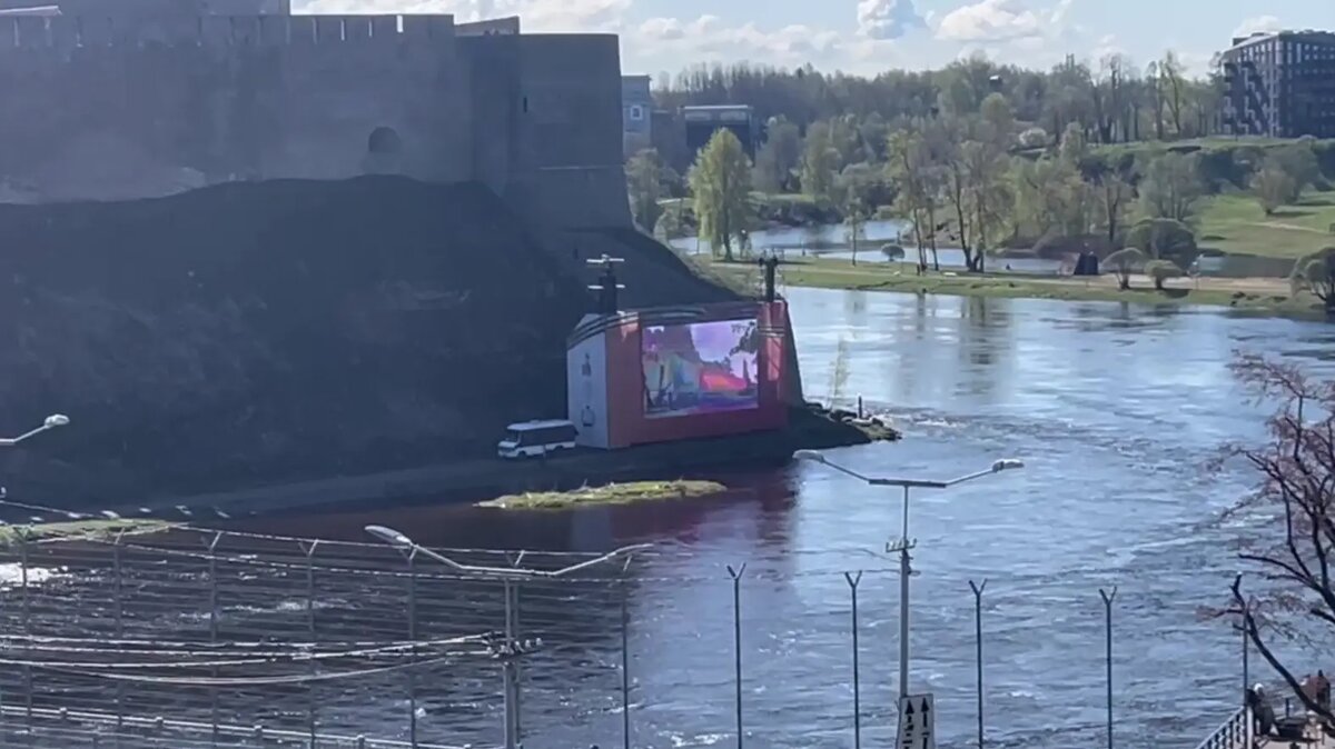    Фото: стоп-кадр видео из телеграм-канала «Нарва ньюс»