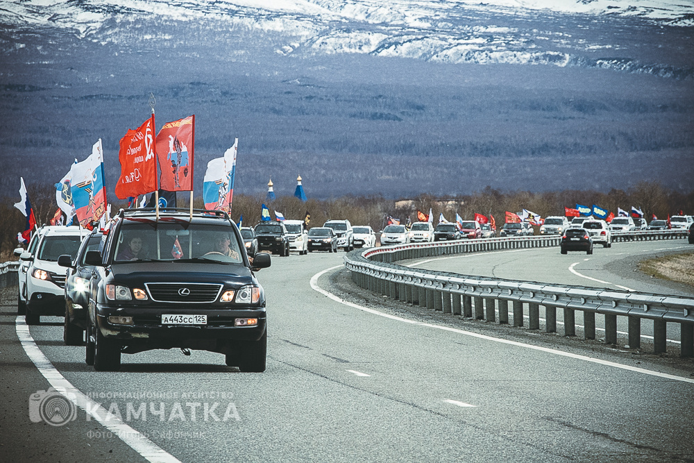 Фото: Автопробег в честь 80-й годовщины Дня Победы / Игорь Сафончик / ИА «Камчатка»