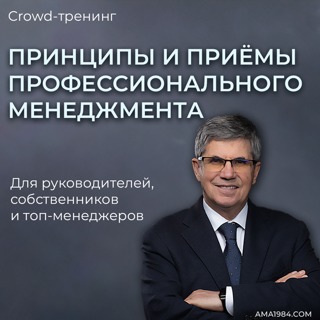 Принципы и приёмы профессионального менеджмента