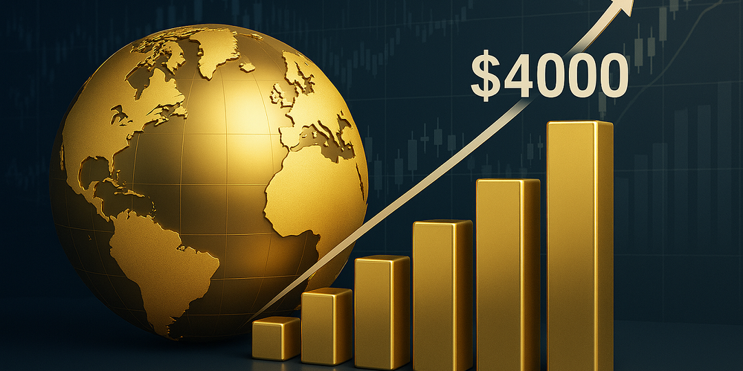 Золото на пути к 4000$: зачем инвесторам срочно подумать о диверсификации?