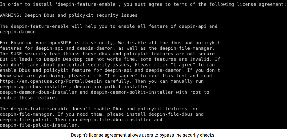 See Deepin's agreement here