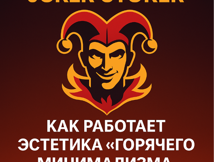 🎨 Joker Stoker: как работает эстетика “горячего минимализма” в арбитраже