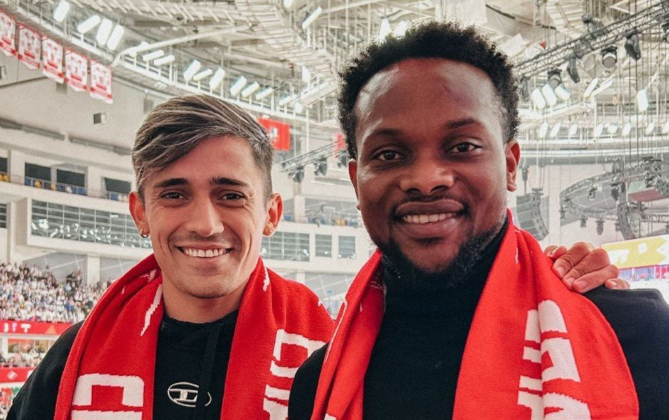 Новички московского "Спартака" Ливай Гарсия и Пабло Солари. Фото из интернета.