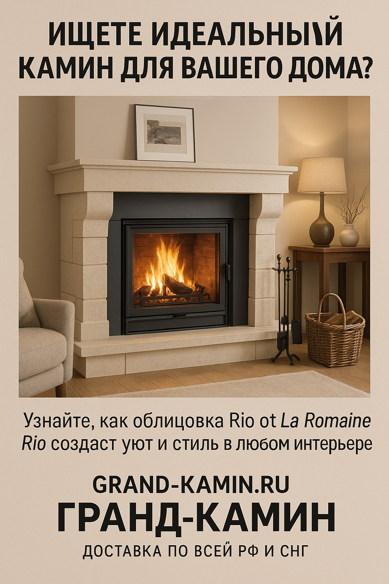    Как выбрать идеальную каминную облицовку Rio для вашего дома и создать уют, о котором вы мечтали Kamin