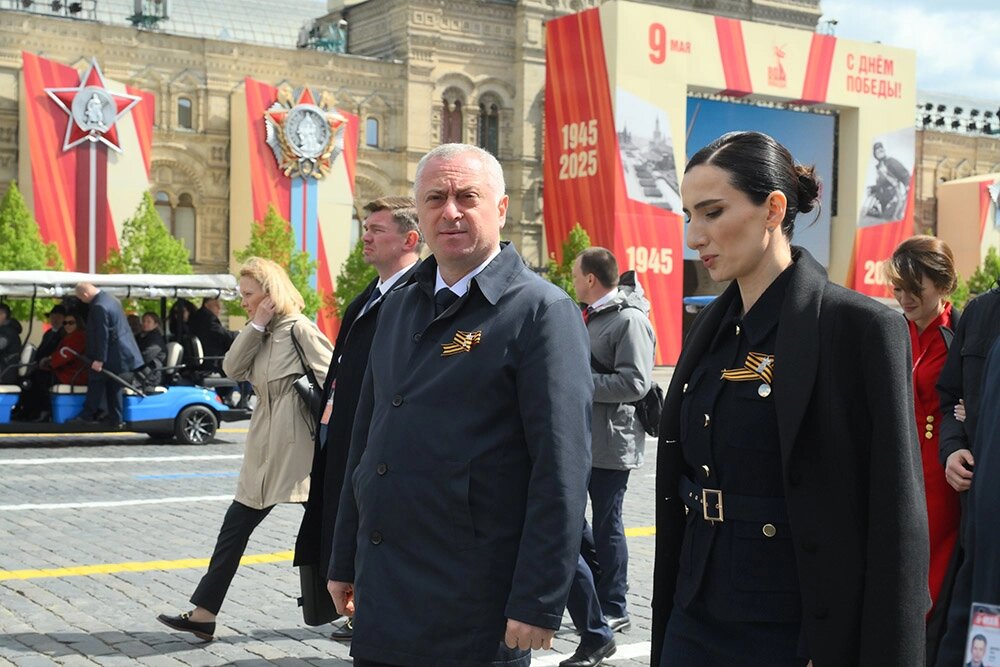    Президент Абхазии Бадра Гунба и его супруга Ирма Хашиг. Фото:  РИА Новости/ Илья Питалев