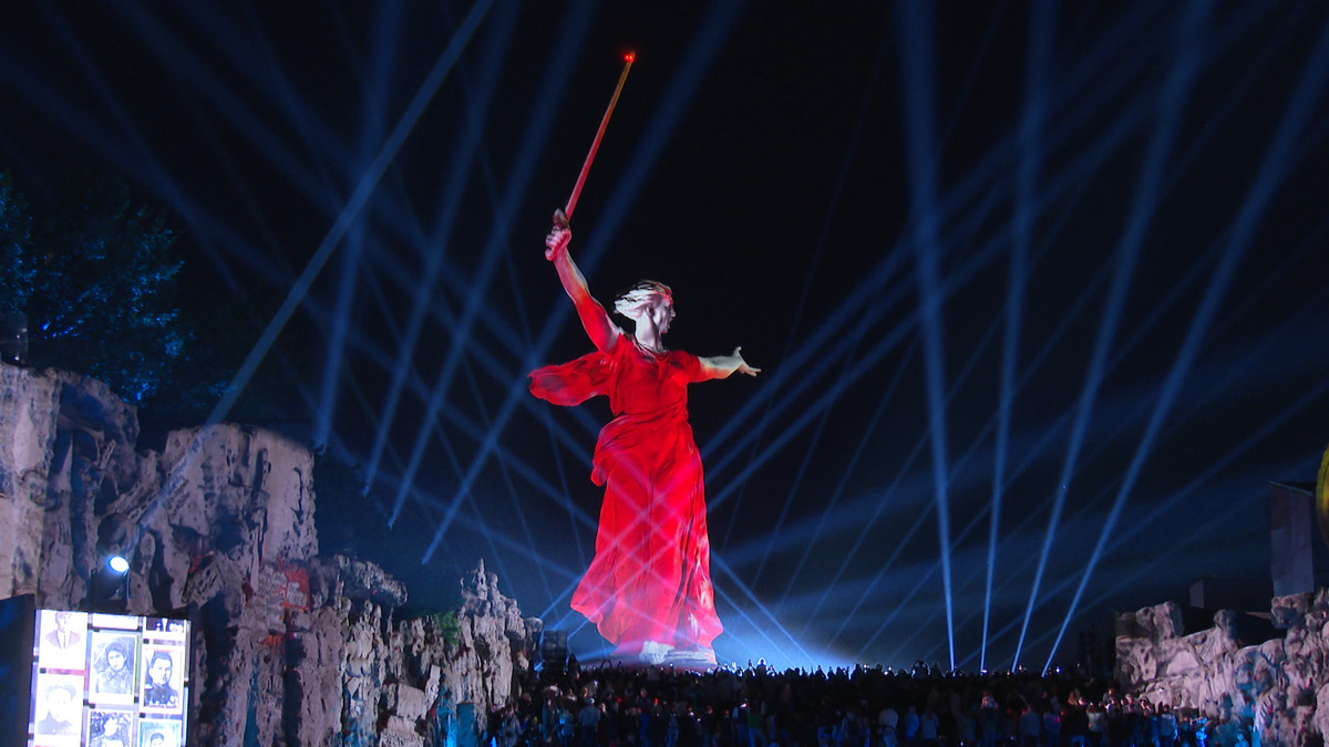 Инсталляция на Мамаевом Кургане. Волгоград