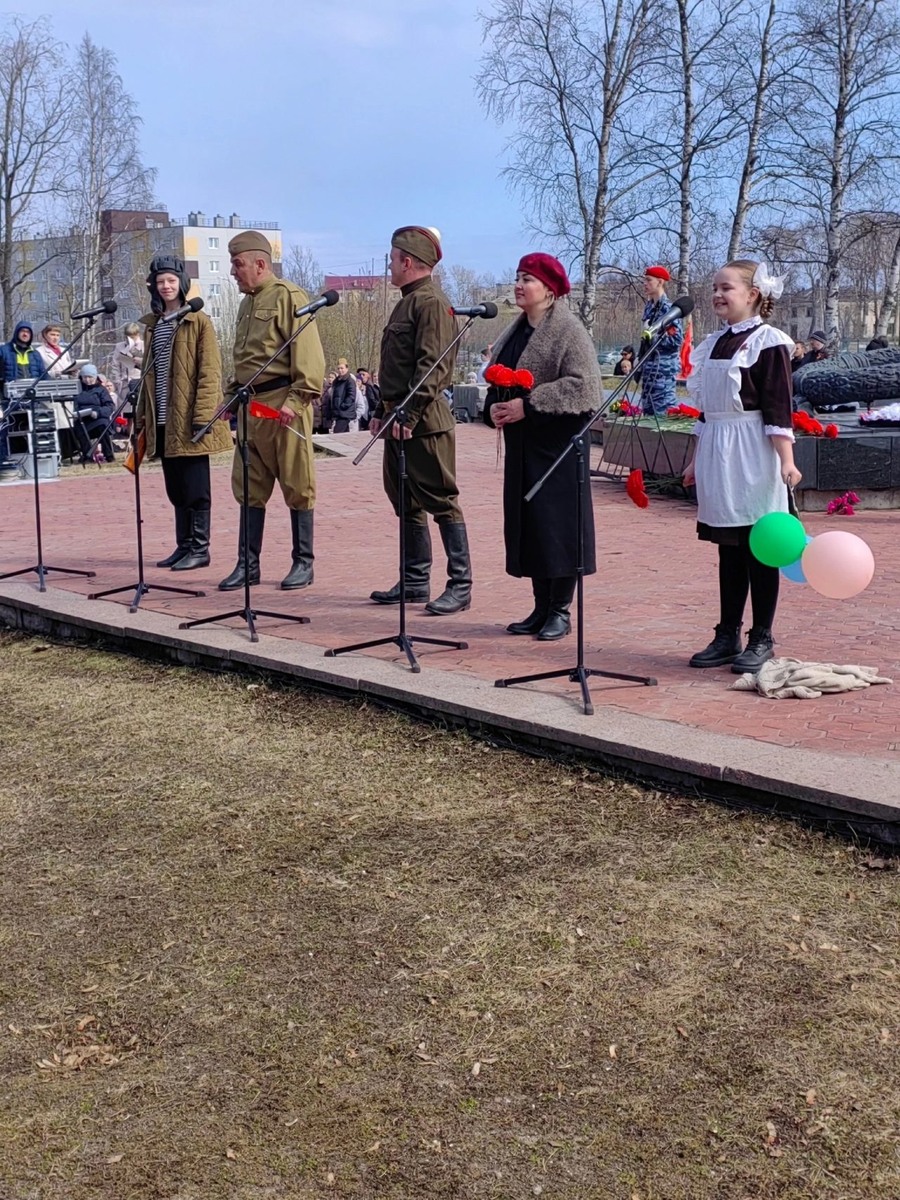    Празднование Дня Победы в Беломорске. Фото: Наталья Отченаш (Беломорский округ / ВК)