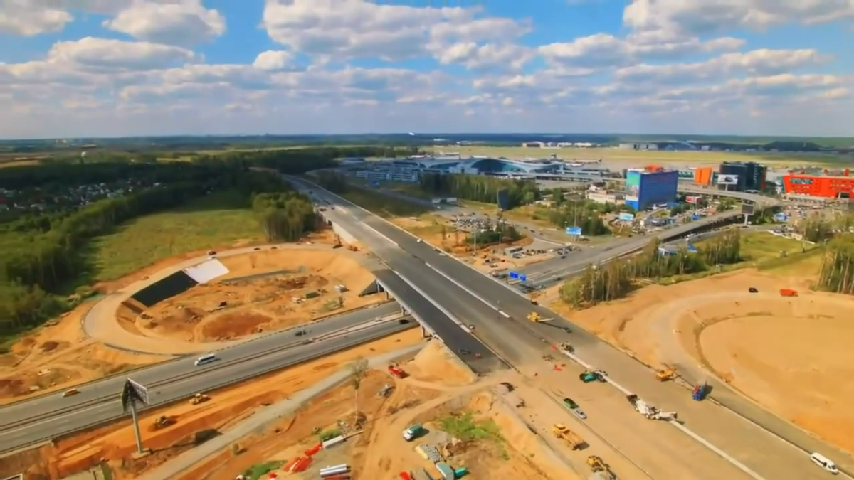 Строительство трассы М-11 Москва - Санкт-Петербург