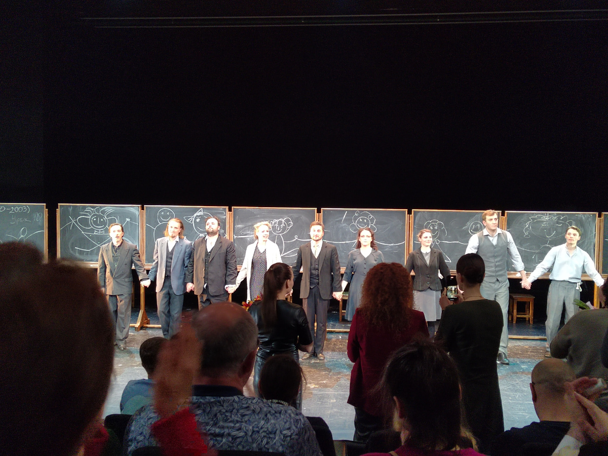 Май 2024 года Наш класс в  театре Вахтангова 